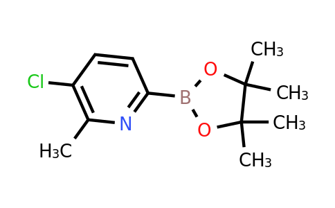 (5-Chloro-6-methylpyridin-2-YL)boronic acid pinacol ester