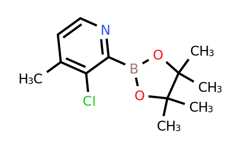 (3-Chloro-4-methylpyridin-2-YL)boronic acid pinacol ester