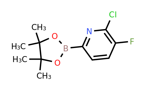 (6-Chloro-5-fluoropyridin-2-YL)boronic acid pinacol ester