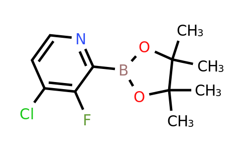 (4-Chloro-3-fluoropyridin-2-YL)boronic acid pinacol ester