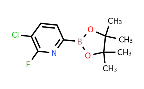 (5-Chloro-6-fluoropyridin-2-YL)boronic acid pinacol ester