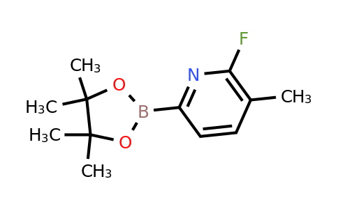(6-Fluoro-5-methylpyridin-2-YL)boronic acid pinacol ester