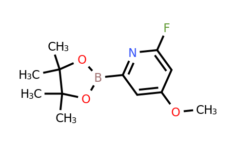 (6-Fluoro-4-methoxypyridin-2-YL)boronic acid pinacol ester