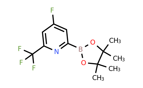 [4-Fluoro-6-(trifluoromethyl)pyridin-2-YL]boronic acid pinacol ester