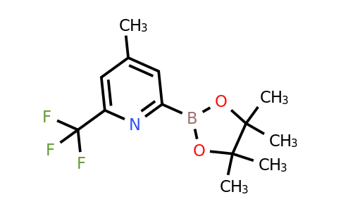 [4-Methyl-6-(trifluoromethyl)pyridin-2-YL]boronic acid pinacol ester