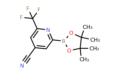 [4-Cyano-6-(trifluoromethyl)pyridin-2-YL]boronic acid pinacol ester