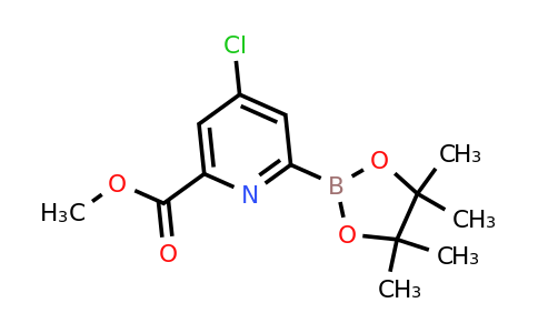 [4-Chloro-6-(methoxycarbonyl)pyridin-2-YL]boronic acid pinacol ester
