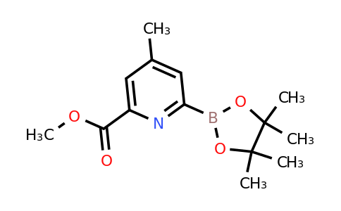 [6-(Methoxycarbonyl)-4-methylpyridin-2-YL]boronic acid pinacol ester