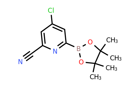 (4-Chloro-6-cyanopyridin-2-YL)boronic acid pinacol ester