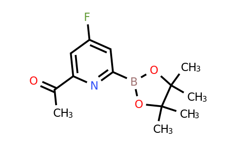 (6-Acetyl-4-fluoropyridin-2-YL)boronic acid pinacol ester
