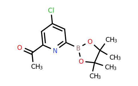 (6-Acetyl-4-chloropyridin-2-YL)boronic acid pinacol ester