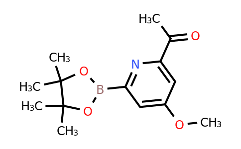(6-Acetyl-4-methoxypyridin-2-YL)boronic acid pinacol ester