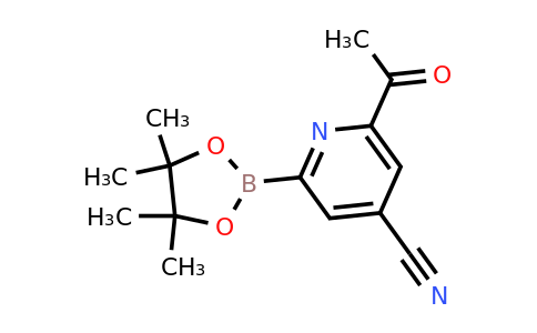 (6-Acetyl-4-cyanopyridin-2-YL)boronic acid pinacol ester