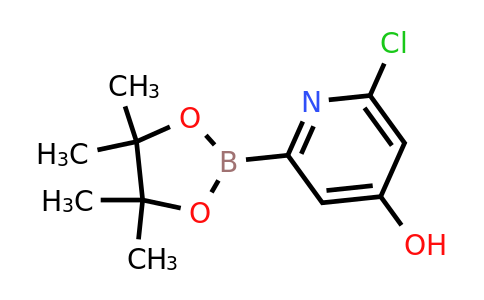 (6-Chloro-4-hydroxypyridin-2-YL)boronic acid pinacol ester