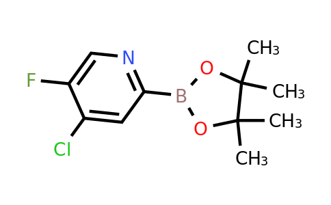 (4-Chloro-5-fluoropyridin-2-YL)boronic acid pinacol ester