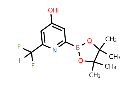 [4-Hydroxy-6-(trifluoromethyl)pyridin-2-YL]boronic acid pinacol ester