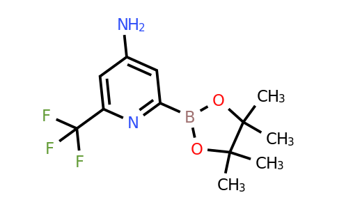 [4-Amino-6-(trifluoromethyl)pyridin-2-YL]boronic acid pinacol ester