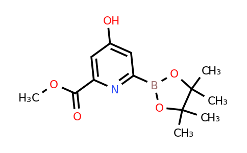 [4-Hydroxy-6-(methoxycarbonyl)pyridin-2-YL]boronic acid pinacol ester