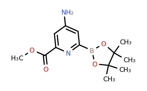 [4-Amino-6-(methoxycarbonyl)pyridin-2-YL]boronic acid pinacol ester
