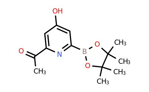 (6-Acetyl-4-hydroxypyridin-2-YL)boronic acid pinacol ester