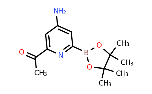 (6-Acetyl-4-aminopyridin-2-YL)boronic acid pinacol ester