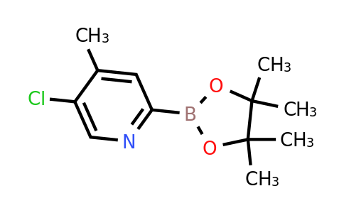 (5-Chloro-4-methylpyridin-2-YL)boronic acid pinacol ester