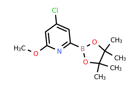 (4-Chloro-6-methoxypyridin-2-YL)boronic acid pinacol ester