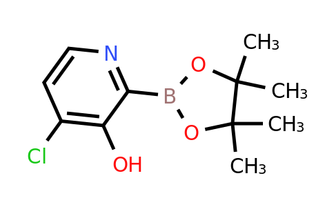 (4-Chloro-3-hydroxypyridin-2-YL)boronic acid pinacol ester