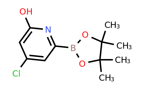 (4-Chloro-6-hydroxypyridin-2-YL)boronic acid pinacol ester