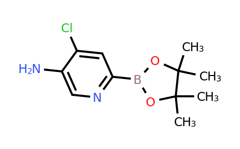 (5-Amino-4-chloropyridin-2-YL)boronic acid pinacol ester