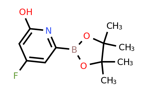 (4-Fluoro-6-hydroxypyridin-2-YL)boronic acid pinacol ester