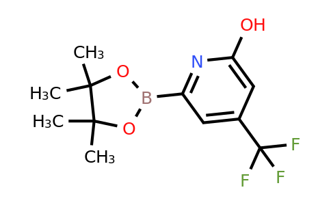[6-Hydroxy-4-(trifluoromethyl)pyridin-2-YL]boronic acid pinacol ester