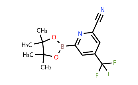 [6-Cyano-4-(trifluoromethyl)pyridin-2-YL]boronic acid pinacol ester