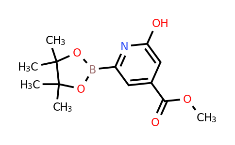 [6-Hydroxy-4-(methoxycarbonyl)pyridin-2-YL]boronic acid pinacol ester