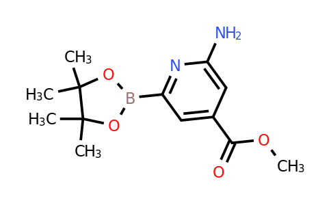 [6-Amino-4-(methoxycarbonyl)pyridin-2-YL]boronic acid pinacol ester