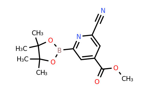 [6-Cyano-4-(methoxycarbonyl)pyridin-2-YL]boronic acid pinacol ester