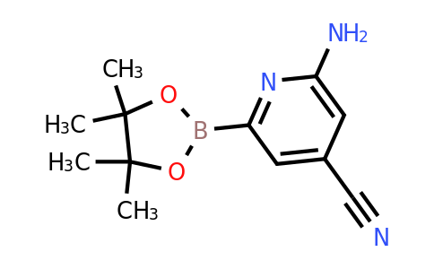 (6-Amino-4-cyanopyridin-2-YL)boronic acid pinacol ester