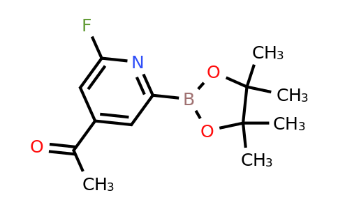 (4-Acetyl-6-fluoropyridin-2-YL)boronic acid pinacol ester
