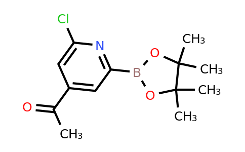 (4-Acetyl-6-chloropyridin-2-YL)boronic acid pinacol ester