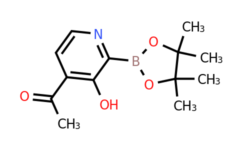 (4-Acetyl-3-hydroxypyridin-2-YL)boronic acid pinacol ester