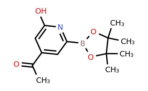 (4-Acetyl-6-hydroxypyridin-2-YL)boronic acid pinacol ester