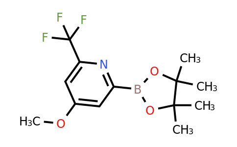 [4-Methoxy-6-(trifluoromethyl)pyridin-2-YL]boronic acid pinacol ester