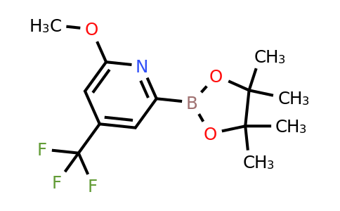 [6-Methoxy-4-(trifluoromethyl)pyridin-2-YL]boronic acid pinacol ester
