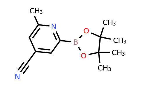 (4-Cyano-6-methylpyridin-2-YL)boronic acid pinacol ester