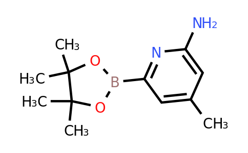 (6-Amino-4-methylpyridin-2-YL)boronic acid pinacol ester