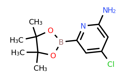 (6-Amino-4-chloropyridin-2-YL)boronic acid pinacol ester