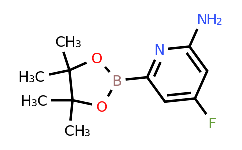(6-Amino-4-fluoropyridin-2-YL)boronic acid pinacol ester
