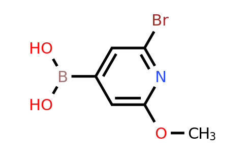 2-Bromo-6-methoxypyridine-4-boronic acid