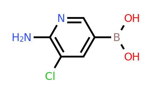 (6-Amino-5-chloropyridin-3-YL)boronic acid