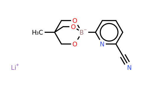 6-Cyano-pyridine-2-bornic acid ate complex with 1,1,1-tris(hydroxymethyl)ethane lithium salt